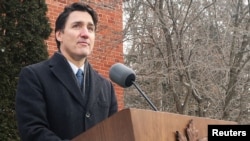 El primer ministro de Canadá, Justin Trudeau, anuncia su intención de dimitir como líder del Partido Liberal, en Rideau Cottage, en Ottawa, Canadá, el 6 de enero de 2025.