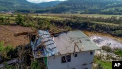 Las inundaciones en Mucum, estado de Rio Grande do Sul, Brasil, el 6 de septiembre de 2023.