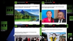A collage of headlines showing RT’s relentlessly negative coverage of 16-year old Swedish climate activist Greta Thunberg. Experts have attributed Russia’s strong opposition to climate change action to the country’s heavy dependence on oil and gas.