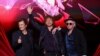 Los miembros de la banda Rolling Stones Mick Jagger, Keith Richards y Ronnie Wood asisten a un evento de lanzamiento de su nuevo álbum "Hackney Diamonds", en Hackney Empire en Londres, Gran Bretaña, el 6 de septiembre de 2023.