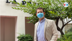 Juan Lorenzo Holmann, secretario de la Junta Directiva del diario La Prensa, habló el 12 de agosto de 2021 con los medios en Nicaragua. Foto Donaldo Hernández, VOA.