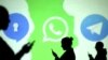 Telegram menjadi aplikasi pesan instan paling populer di kalangan para teroris untuk melakukan aktivitasnya di ruang siber (ilustrasi). 