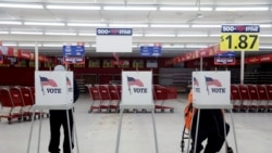 Electores votan durante las primarias demócratas en Illinois, el martes 17 de marzo de 2020.