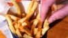 FILE - Fast food French fries.