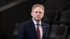 Bộ trưởng Quốc phòng Anh Grant Shapps ở Brussels, 15/2/2024.