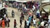 Most of the buildings in this market in Mpape will be demolished if the courts decide against the town in a case that begins April 15. (Heather Murdock for VOA)