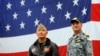 U.S. Navy Adm. Harry Harris, left, commander of the U.S. Pacific Command and Australian Navy Vice Adm. David Johnston take part in a ceremony marking the start of Talisman Saber 2017, a biennial joint military exercise.