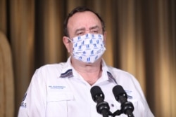El presidente, de Guatemala, Alejandro Giammattei, anunció las medidas para el fin de semana que comienza el 22 de mayo de 2020.