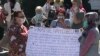 Porodice bh. državljana koji se nalaze u kampovima u Siriji protestuju u Sarajevu, 24. septembar 2020.
