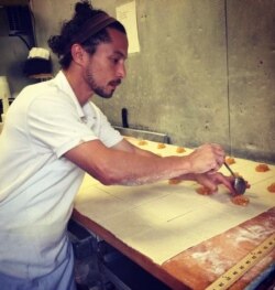 Pan de jamón de José Antonio Fajardo, venezolano en Vigo, España. Foto: Cortesía.
