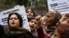 Scores of protesters have gathered near India's parliament house to protest a new law which they say is inadequate to deter all forms of sexual violence against women in New Delhi, India, February 4, 2013.