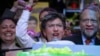 Claudia López, exsenadora y excandidata a la vicepresidencia de Colombia, obtuvo alrededor del 35% de los votos para la alcaldía de Bogotá, el domingo 27 de octubre de 2019.