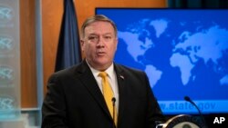El secretario de Estado Mike Pompeo no entregó mayores detalles sobre la naturaleza de las acciones planificadas.