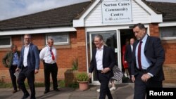 Kreu i partisë Laburiste Keir Starmer gjatë një takimi në kuadër të fushatë zgjedhore, Norton Canes, Britani. 2 korrik 2024