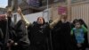 Activists of Kashmir's right wing all-woman organization Dukhtaran-E-Milat (Daughters of the Faith) shout anti-US slogans during a protest in Srinagar, Sept. 21, 2012