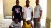 Ex-militants pose for a group photograph in Port Harcourt in the Niger Delta region, Nigeria, April 3, 2011.