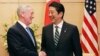 U.S. Defense Secretary Jim Mattis and Japanese Prime Minister Shinzo Abe shake hands at the prime minister's office in Tokyo, Feb. 3, 2017. Mattis' visit helped reaffirm Japan's status as the cornerstone U.S. ally in the Pacific.