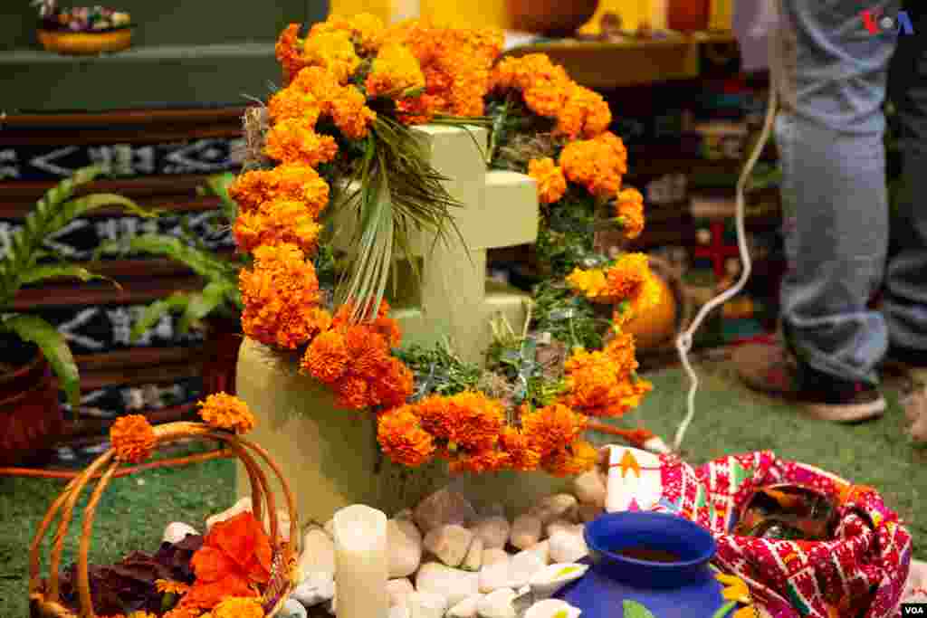 Altar del Día de los Muertos en el museo Smithsonian. Washington DC, Octubre 2018.