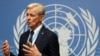 Jan Egeland, United Nations senior advisor of the Special Envoy for Syria gives an interview to Reuters in Geneva, Switzerland, Nov. 29, 2018. 
