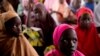 Children receive schooling as U.S. Ambassador to the United Nations Samantha Power visits Malkohi Internally Displaced Person Camp in Yola, Nigeria, April 22, 2016. 