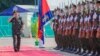 រូបឯកសារ៖ លោក​ឧត្តម​សេនីយ៍​ឯក ហ៊ុន ម៉ាណែត​ មេ​បញ្ជាការ​កង​ទ័ព​ជើង​គោក​កម្ពុជា ចូលរួមក្នុងពិធីប្រគល់និងទទួលរថយន្តជូនដល់កងយោធពលខេមរភូមិន្ទ និងកងនគរបាលជាតិ នៅរាជធានីភ្នំពេញ ថ្ងៃទី១៨ ខែមិថុនា ឆ្នាំ២០២០។ (រូបថតពីហ្វេសប៊ុករបស់លោក ហ៊ុន ម៉ាណែត)