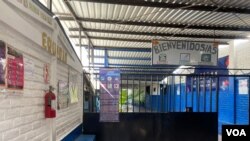 El Instituto Nacional de Lourdes de El Salvador se prepara para recibir a los estudiantes a partir del 6 de abril, esta institución es de carácter público. Foto Karla Arévalo, VOA.