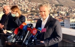 Sattler u posjeti Mostaru na dan izbora