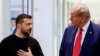 ARCHIVO - El entonces candidato presidencial Donald Trump y el presidente de Ucrania, Volodymyr Zelesnkyy, se reúnen en la Torre Trump en la ciudad de Nueva York, Estados Unidos, el 27 de septiembre de 2024.