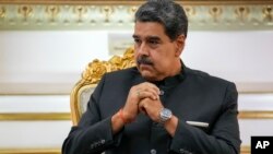 El presidente venezolano Nicolás Maduro durante un encuentro en el Palacio de Miraflores, el 20 de febrero de 2024, en Caracas.