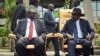 Riek Machar et Salva Kiir, Juba, le 29 avril 2016.
