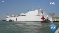 Un barco hospital de la Marina de EE.UU. ya está en camino a la ciudad de Nueva York. La nave atenderá a pacientes regulares para liberar espacio en los hospitales para casos de coronavirus.
