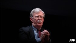 El exasesor de Seguridad Nacional de la Casa Blanca, John Bolton, durante una conferencia en la Universidad Duke en Durham, Carolina del Norte. 