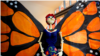 Una &quot;Catrina&quot; de tamaño real, aproximadamente 1.75m, hecha por la artista guatemalteca Evelyn Orantes.