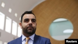 Omar Shakir, Israel and Palestine Director of the New York-based Human Rights Watch, looks on before his hearing at Israel's Supreme Court in Jerusalem September 24, 2019. 