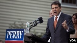 El gobernador de Texas, Rick Perry, aventaja ahora a todos sus rivales entre los republicanos.