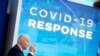 El presidente de EEUU, Joe Biden, habla sobre la respuesta del gobierno al COVID-19, en el South Court Auditorium en el edificio de la Oficina Ejecutiva Eisenhower en el campus de la Casa Blanca en Washington, el 13 de enero de 2022.