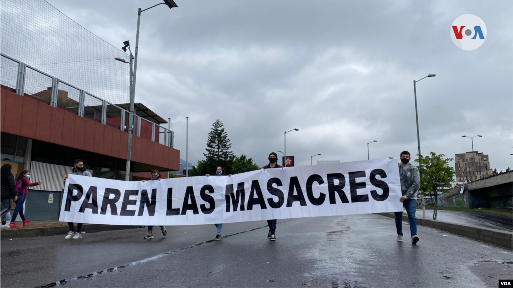 Una de las peticiones es que cesen las masacres, el asesinato de líderes sociales y de defensores de los derechos humanos.