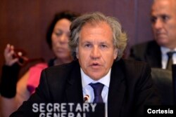 Luis Almagro, secretario general de la OEA.