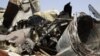 The wreckage of the Dana Air plane crash in Lagos, Nigeria, June 6, 2012.