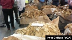 Tobacco auction in Harare