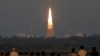 India's Polar Satellite Launch Vehicle (PSLV) C-20 blasts off, carrying Indo-French satellite SARAL from the Satish Dhawan space centre at Sriharikota, north of the southern Indian city of Chennai, February 25, 2013. 