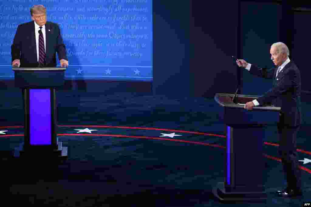 El presidente Trump asegur&#243; que el candidato dem&#243;crata Biden ser&#237;a d&#233;bil ante el crimen y la violencia si fuera elegido para estar al frente de la Casa Blanca. 
