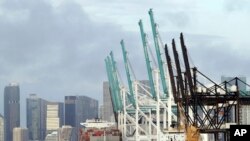 Archivo - El puerto de Miami, Florida, uno de los más activos en la costa este de Estados Unidos.