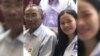 លោក អ៊ុំ យ៉េត អតីត​ក្រុមប្រឹក្សា​ក្រុង​សួង ខេត្ត​ត្បូងឃ្មុំ មក​ពី​គណបក្ស​សង្រ្គោះជាតិ ដែល​ត្រូវ​បាន​អាជ្ញាធរ​ចាប់ខ្លួន​កាល​ពី​ថ្ងៃ​ទី២៨ ខែ​ធ្នូ ឆ្នាំ​២០២០និង​កូនស្រី​របស់​លោកគឺ​អ្នកនាង យ៉ែម វណ្ណណែត ដែល​ក៏​​ត្រូវ​បាន​តុលាការ​កាត់ទោស​កំបាំង​មុខ ឲ្យ​ជាប់​ពន្ធនាគារ។ (រូបថត​ផ្តល់ឲ្យ)
