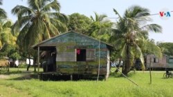 Una comunidad indígena en el Caribe de Nicaragua. Foto Houston Castillo, VOA.