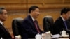 El presidente de China, Xi Jinping, captado en el Gran Salón del Pueblo en Beijing durante reuniones bilaterales con dignatarios de países árabes invitados a cumbre el 30 de mayo de 2024.