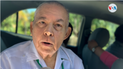 El catedrático y exministro de Educación Carlos Tunnerman. Foto Houston Castillo, VOA.