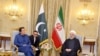  Pakistan Prime Minister traveled to Iran for a day trip and held official talks with President Hassan Rouhani. (Courtesy PM Khan's office)