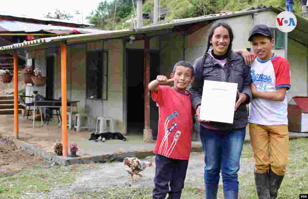 Nubia sue&#241;a con que sus hijos terminen su profesiones, m&#225;s adelante, pero sobre todo que sigan siendo buenos seres humanos.
