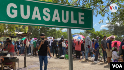 EN FOTOS: Nicaragüenses viajan a Honduras para vacunarse contra el COVID-19